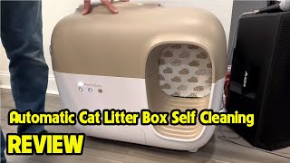 PetSnowy Cat Litter Box Self Cleaning Litter Box REVIEW [upl. by Scheider]