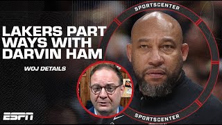 Woj The Lakers part ways Coach Darvin Ham after 2 seasons  SportsCenter [upl. by Brucie]