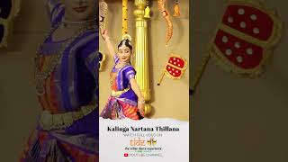 Kalinga Nartana Thillana by KP Adhithi  The Indian Dance Experience dance shorts [upl. by Farrell]