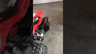 Trx450r Rossier R4 Exhaust [upl. by Snoddy177]