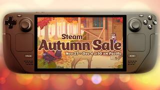 Top 5 Games to Grab for Your Steam Deck This Autmn Sale [upl. by Sacci]