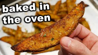 How To Cook Potato Wedges  baked in the oven [upl. by Teillo]