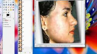 Gimp 26 Fake tan in picture change skin tone tutorial [upl. by Ennahteb]