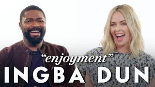 Charlize Theron and David Oyelowo Teach Afrikaans and Yoruba Slang  Vanity Fair [upl. by Cliff]