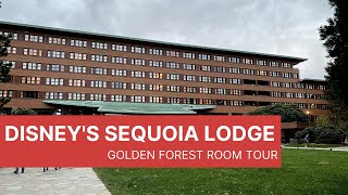 Disneys Sequoia Lodge Golden Forest Room Tour [upl. by Norven375]