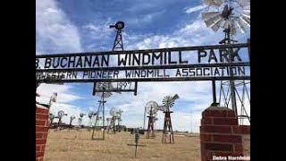 Windmill Park amp Stationmasters House Museum in Spearman Texas [upl. by Neved]