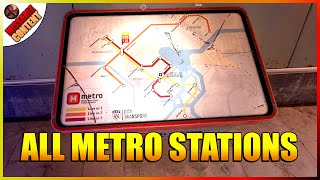 Dying Light 2  All Metro Stations  Fast Travel Locations Tube Map Trophy  Achievement Guide [upl. by Eizzil879]