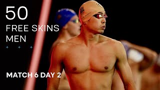 ISL SEASON 3  MATCH 6 DAY 2 Men’s 50m Freestyle Skins [upl. by Lief428]