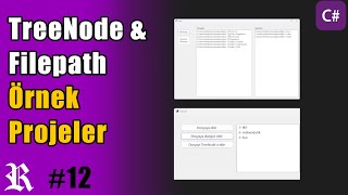 TreeNode amp Filepath örnek projeler  C Form eğitimi 12 bölüm [upl. by Yrneh]
