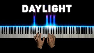 David Kushner  Daylight  Piano cover [upl. by Wales]