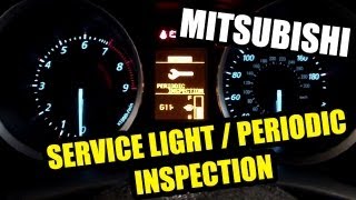 How to change service modes  inspection modes on Mitsubishi cars [upl. by Samson436]