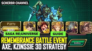 Remembrance Battle Axe Kzinssie Stage 30 Strategy  Romancing SaGa reUniverSe [upl. by Lubeck]