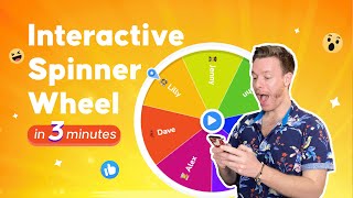 Make a Free Interactive Spinner Wheel Game in 3 Minutes No Coding [upl. by Rednael172]