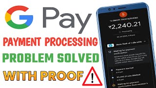 Google Pay Payment Processing problem solve  Google pay payment failed [upl. by Carter440]