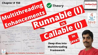 150 The difference between the Runnable and Callable interfaces in Java  java 8  JavaRedSysTech [upl. by Yrruc]