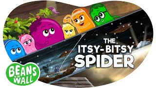 The ItsyBitsy Spider  Kids Songs  Beans in the Wall [upl. by Mayman]