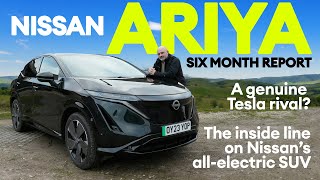 Nissan Ariya Six months report  A genuine Tesla rival   Electrifying [upl. by Gnut]