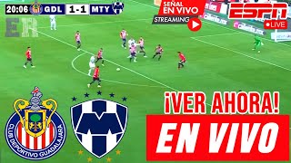 Chivas vs Monterrey en vivo🔴🔴 Ver Hoy Chivas vs Rayados Apertura 2024 Liga MX resumen [upl. by Anabelle231]