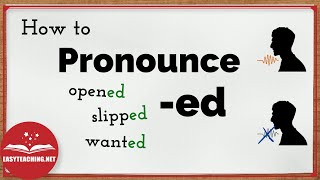 How to Pronounce Past Tense ed Endings  EasyTeaching [upl. by Rodge]