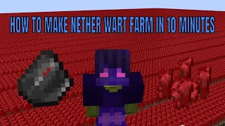 The NEW BEST Nether Wart Farm Hypixel Skyblock Singleplot 3 [upl. by Hach]