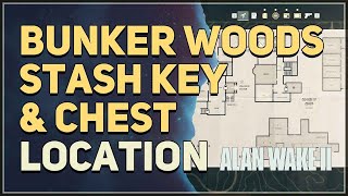 Bunker Woods Stash Key Alan Wake 2 [upl. by Htenywg]