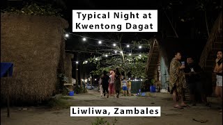 Typical Night at Kwentong Dagat Everyone has a story at Kwentong Dagat Resort at liwliwa Zambales [upl. by Elauqsap]