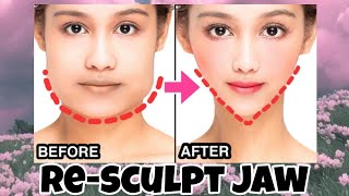 V Shape Face Exercise  Face Excercise to Slim Down Your Face and Get V Shaped Face [upl. by Salokkin611]