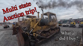 Kentucky and Pennsylvania heavy equipment auctionsinspection buying and trucking with DOT problems [upl. by Iy277]