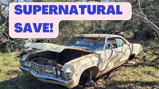 1967 Impala Junkyard Rescue From BURIED to ROLLING Project car saved Cleanout amp first wash [upl. by Aletse]