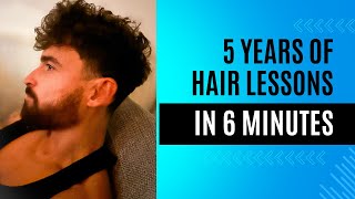 5 Years of Hair Lessons in 6 minutes  Long hair  Buzz cut  Mens hair advice [upl. by Thun]