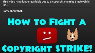 How to Fight a Copyright Strike on YouTube 2019 [upl. by Carri]