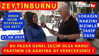 SAYAÇLIZEYTİNBURNU SEÇMENİ HANGİ PARTİNİN CUMHUBAŞKANI ADAYINA OY VERECEK [upl. by Ayinat]