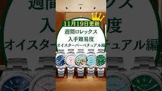 週間ロレックス入手難易度オイスターパーペチュアル編 ロレックスマラソン watch rolex [upl. by Biernat757]