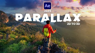 3D Parallax Animation After Effects 2023 Tutorial hindi [upl. by Amilah302]