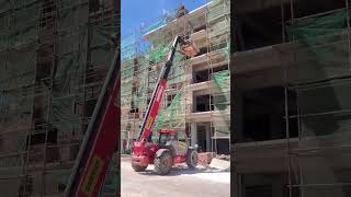 Method of raising bricks from bottom to top by machine [upl. by Birkett]