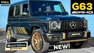 2024 MERCEDES AMG G63 NEW GRAND EDITION The Gold G WAGON FULL Review Exterior Interior [upl. by Bunny]