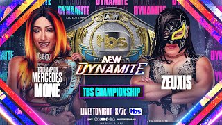 FULL MATCH  Mercedes Moné vs Zeuxis AEW Dynamite June 12 2024 [upl. by Ennaitak]