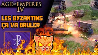 LES BYZANTINS BRÛLE TOUT  sur AOE4 [upl. by Nahs6]