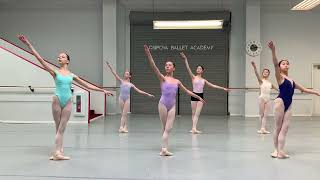 Inside Ballet Class  Vaganova training in California dance ballet [upl. by Rockel]