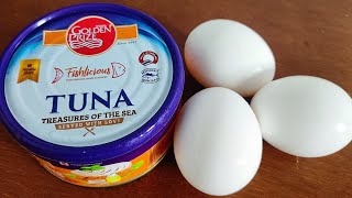 Canned Tuna Recipe  Canned Tuna with Egg  Tuna Recipe  Tuna Fish Recipes  Canned Tuna Recipes [upl. by Miarzim]