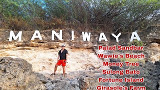 Maniwaya Marinduque  Wawies beach resort Palad sandbarMoney Tree Sulong BatoFortune Island [upl. by Rheingold]