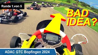 Pass on the Grass I Wild 5 Lap Sprint Race I Karting Endurance Championship GTC I Bopfingen 24 I POV [upl. by Farlay76]