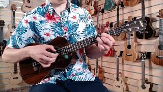 Kala Ziricote Baritone Ukulele  Sound Demo [upl. by Liederman]