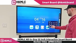 HKMLC Smart Board 55quot Interactive WhiteBoard review demo [upl. by Hurwitz387]