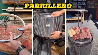 La mejor parrilla giratoria casera paso a paso ideas hazlotumismo tips diy [upl. by Winthrop]