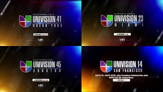 Univision Affiliates Compilation Station IDs 20102013 [upl. by Crystie]