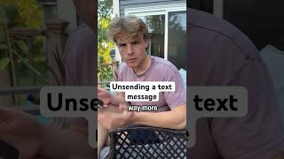 Unsending a text message [upl. by Boni]