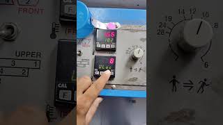 EXPORT HOUSE HASHIMA FUSING MACHINE TEMPERATURE SETTING CALIBRATION E6C MODALrepairing [upl. by Wally]