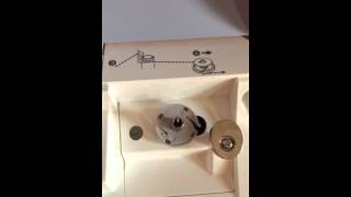 Brother PE770 Embroidery Machine Bobbin Winding Tutorial [upl. by Keldon424]