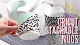 How To Make Infusible Ink Stackable Mugs with Cricut [upl. by Watkins673]